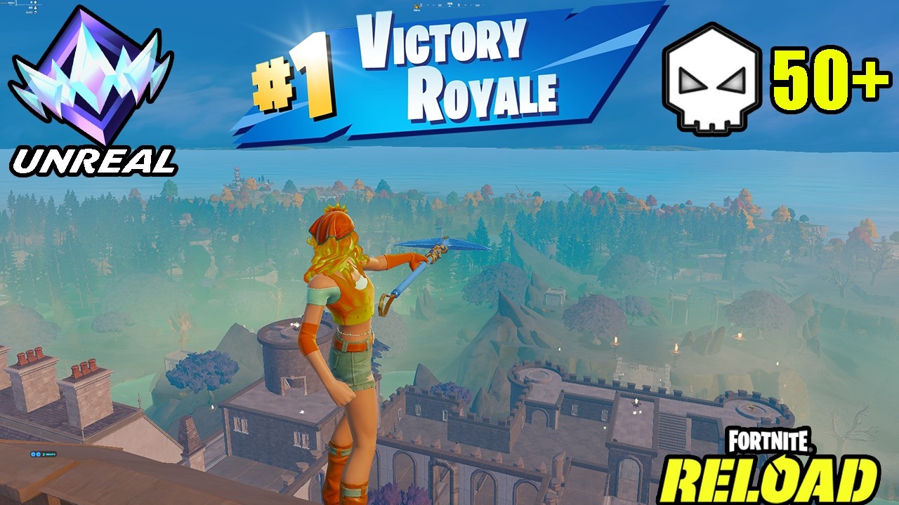 INSANE 50+ ELIMINATION GAME in RANKED RELOAD SQUADS (Fortnite Chapter 7)
