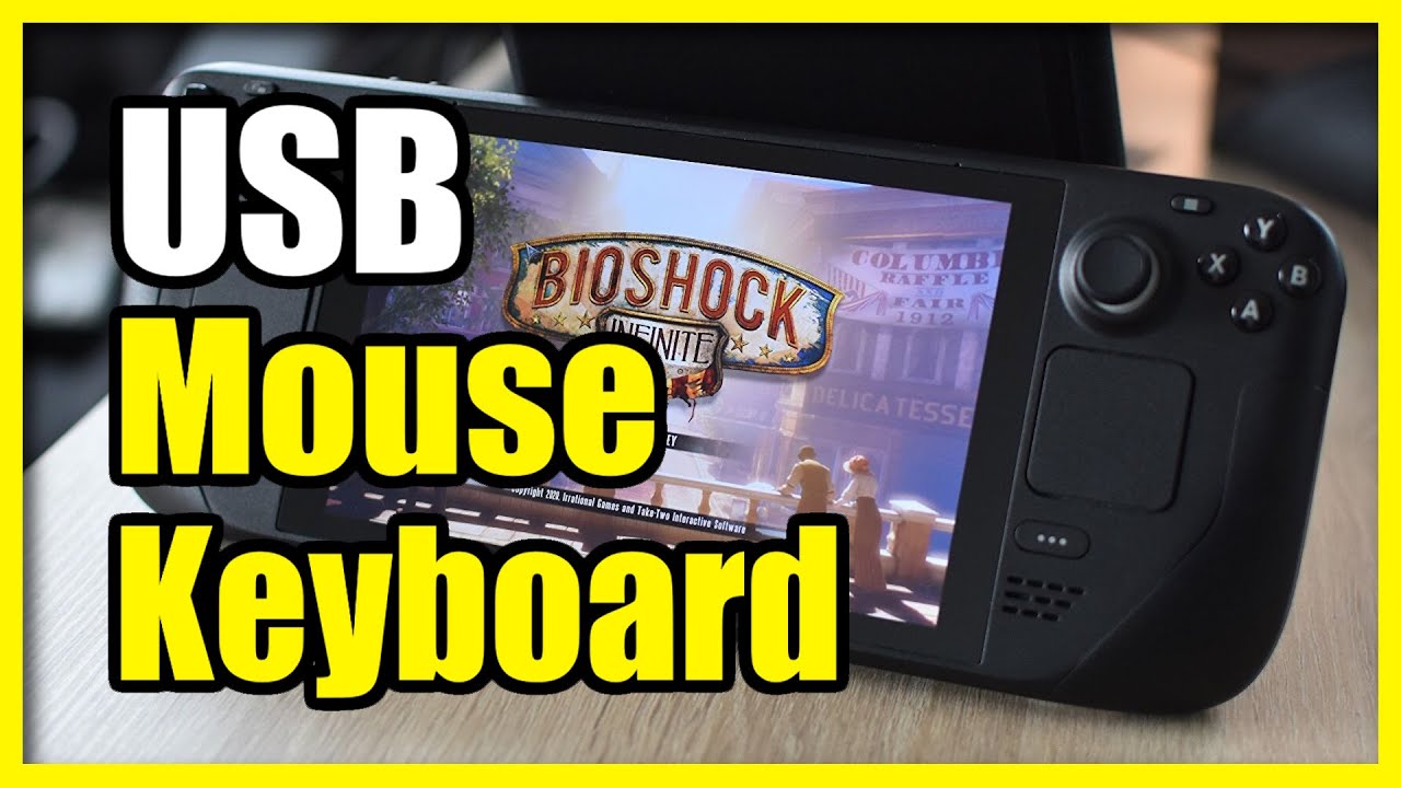 How to Connect USB Mouse & Keyboard on Steam Deck (Fast Tutorial)