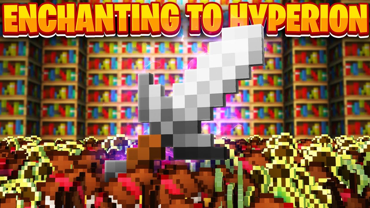 Enchanting from NOTHING to a HYPERION!! -- Hypixel Skyblock