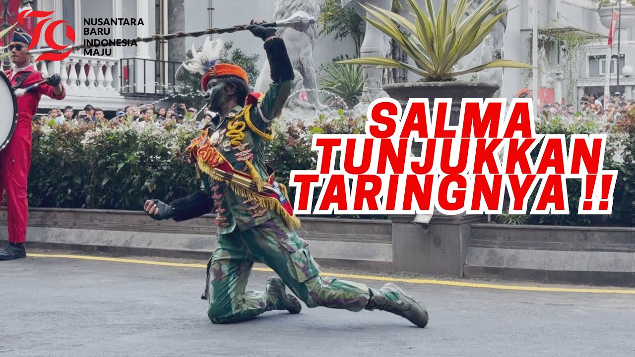 SALMA TUNJUKKAN TARINGNYA ⁉️ AKSI KEREN DRUMBAND AAU GITA DIRGANTARA 🔥