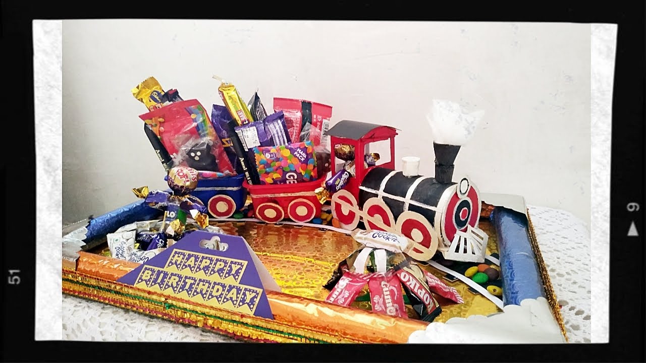 BIRTHDAY TRAIN | gift packing ideas | How to make