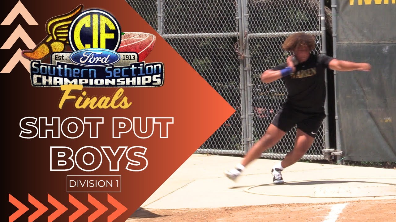 2024 TF - CIF-ss Finals (D1) - Boys Shot Put
