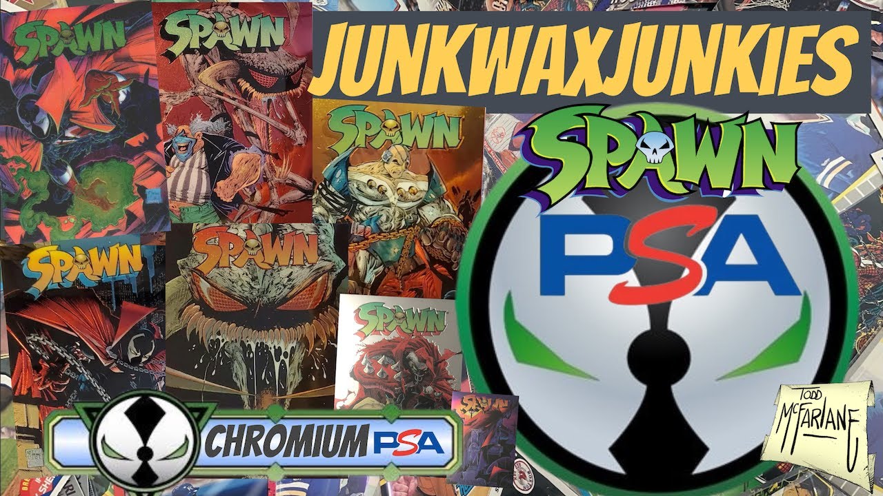 Spawn Chromium cards PSA Blind Reveal cover art cards from Todd Mcfarlane Spawn