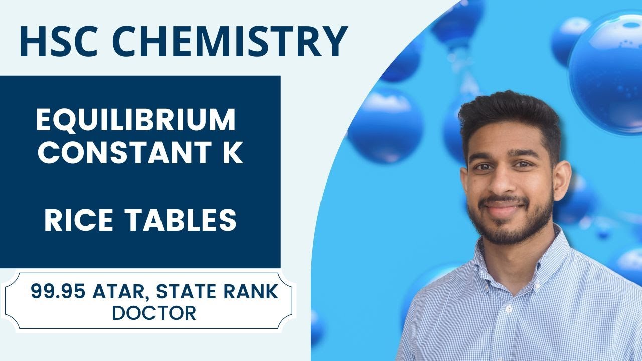 HSC Chemisty Module 5: Equilibrium Constant and RICE tables