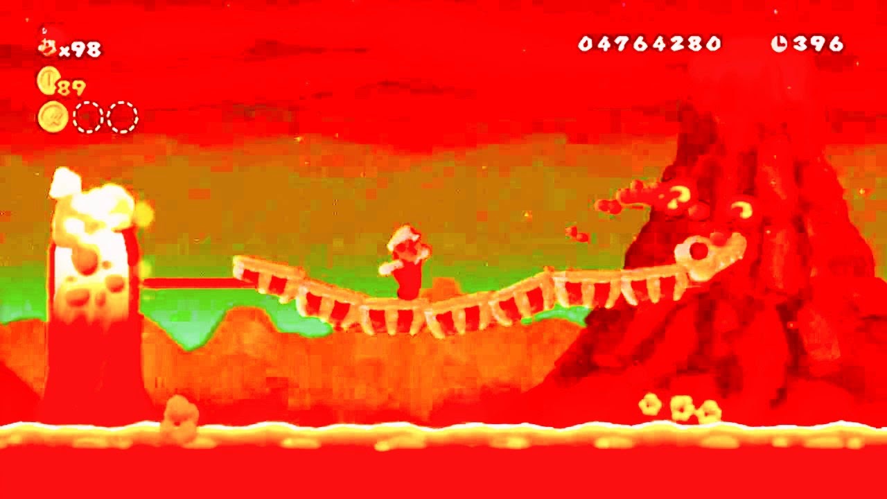 Outside Volcano LOUD New Super Mario Bros Wii