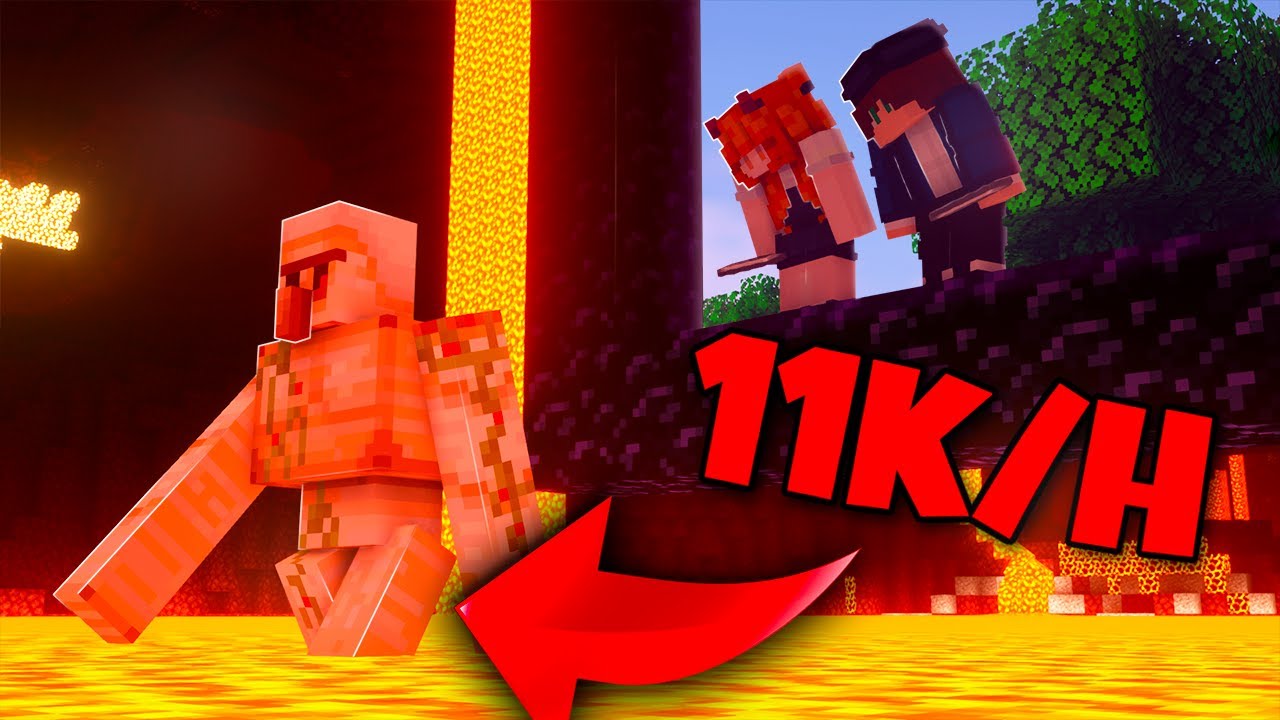 Fizemos uma Farm de Ferro INTERDIMENSIONAL no Minecraft!