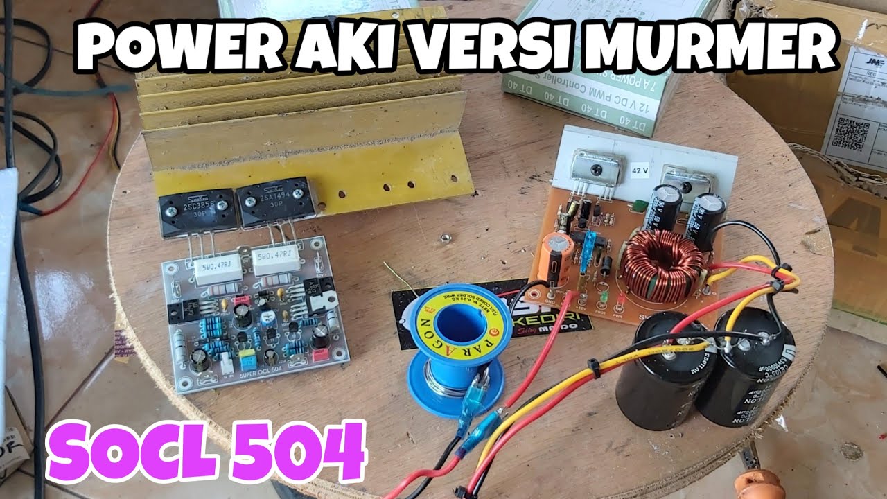 MERAKIT POWER AKI | INVERTER TOKOAN VS SOCL 504