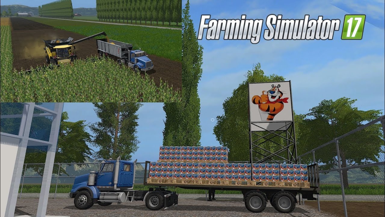 Factory Farm | Cosecha de Maíz para producir Cereales | FS17