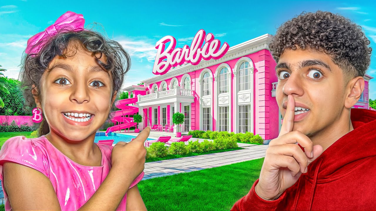 صرت بربي لمدة 24 ساعة حولت كل شئ للون الوردي 🎀! عربية عبدالرحمن باظت 😱💔