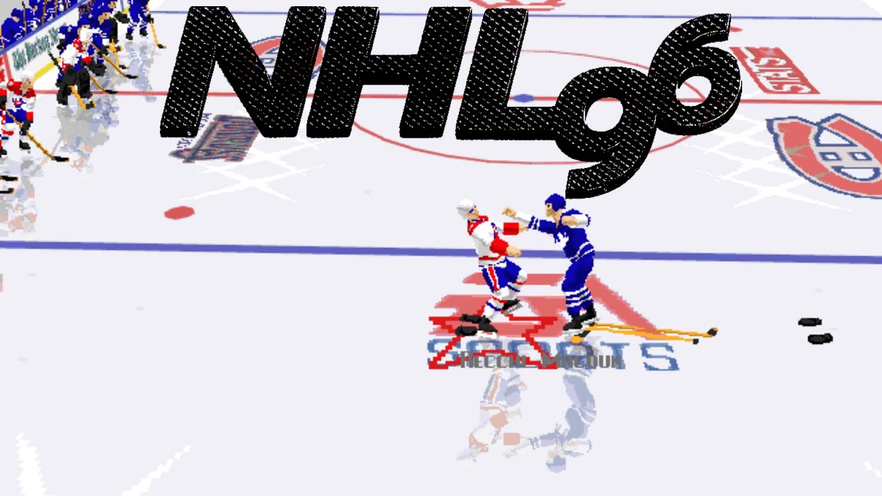 NHL '96 DOS Gameplay (4K No Commentary)