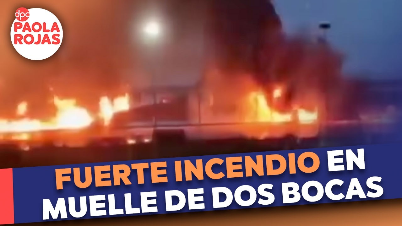 Alarm w związku z dużym pożarem na terminalu Dos Bocas w Tabasco | DPC z Paolą Rojas