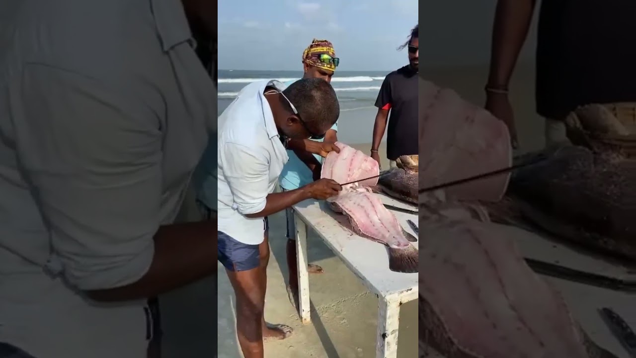 Goan Reporter News:: Watch Pele Fisherman with his Fish Cutting style