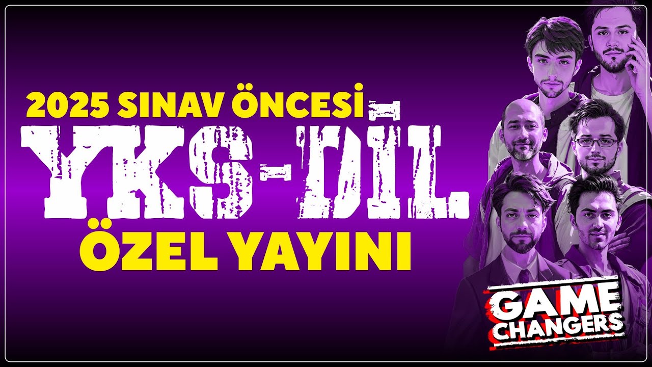 2025 YKS-DİL (YDT) KAMPI CANLI YAYIN SINAV G&Uuml;N&Uuml; &Ouml;ZEL YAYINI !