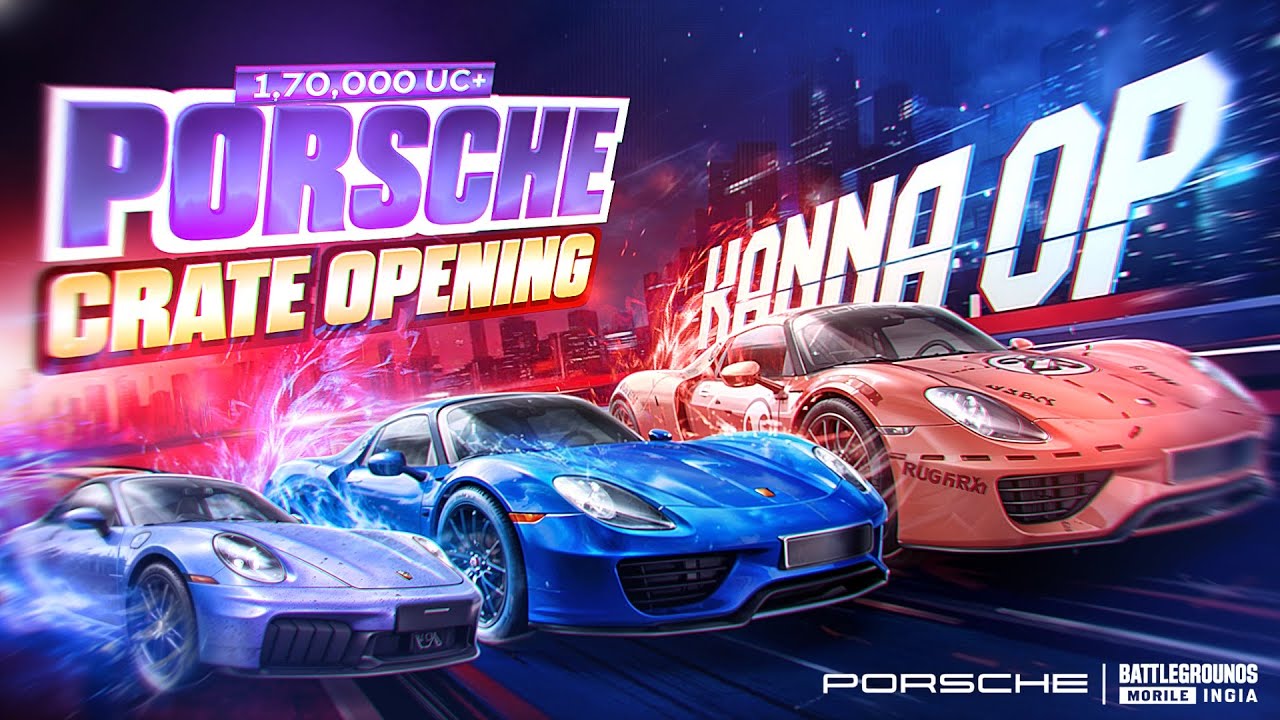 HAPPY NEW YEAR GUYS ❤️ | 1,70,000 UC Porsche Crate Opening 😱 | Kanna OP 