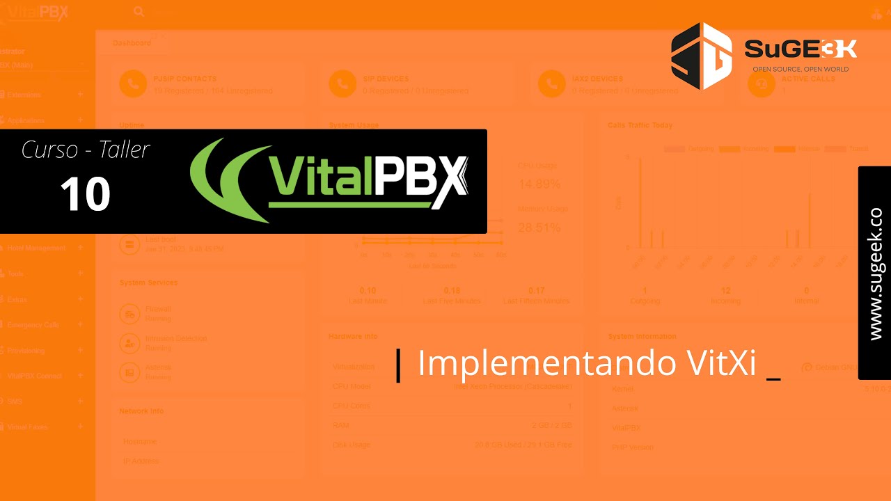 Curso Taller VitalPBX 4: 10 Modulo de VitXi Webphone