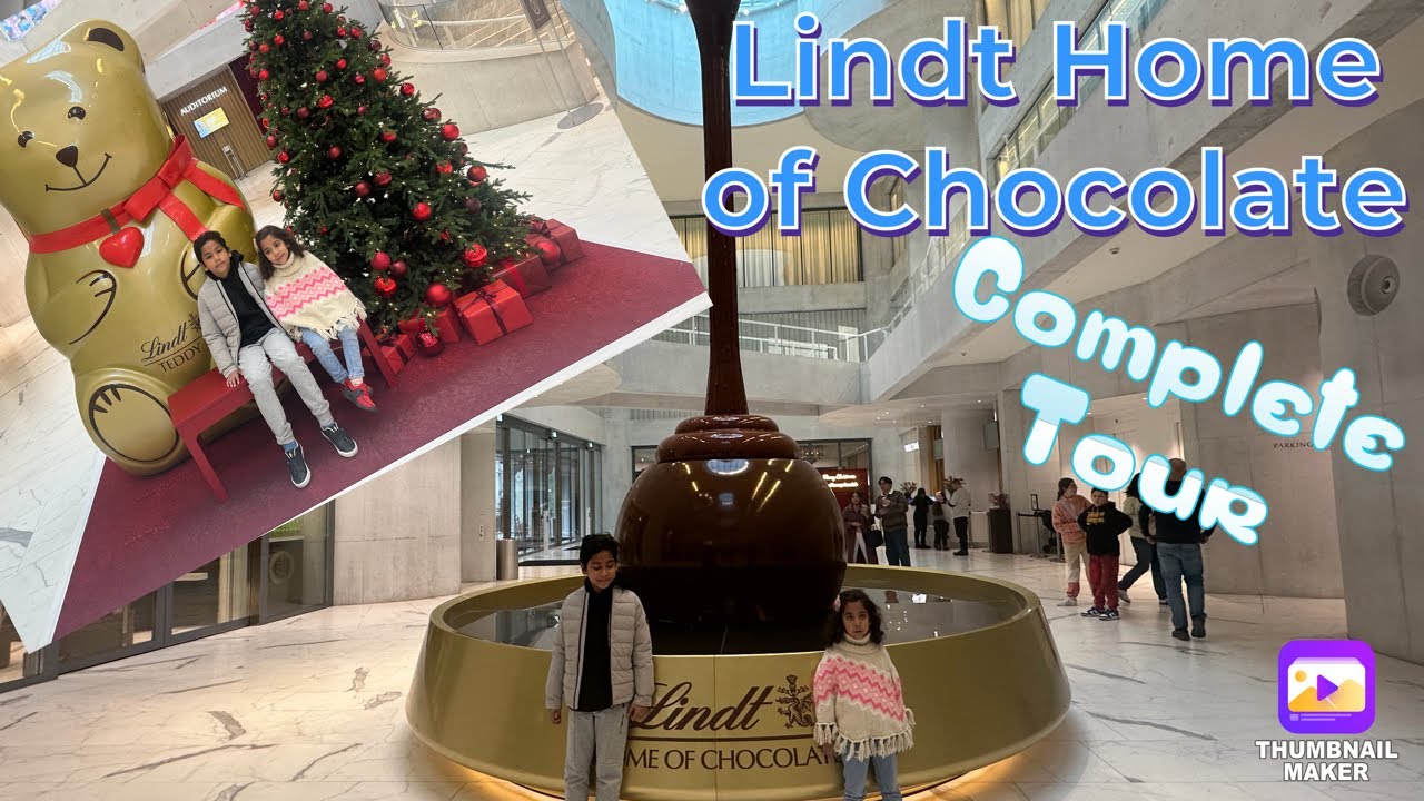 Экскурсия по шоколадному заводу Lindt в Цюрихе, Швейцария 🇨🇭 | Полная экскурсия | Дегустации | Ма...