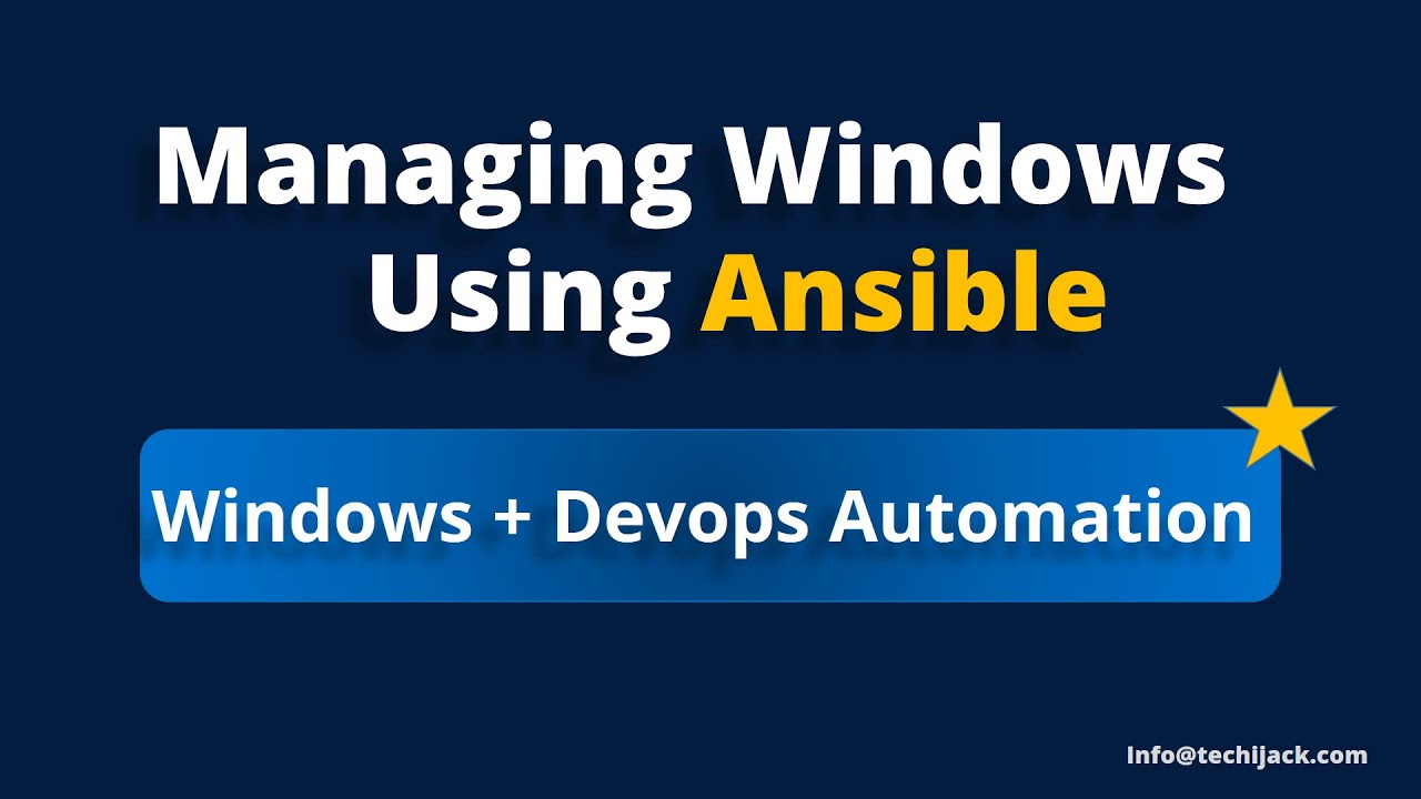 Managing Windows with Ansible | Configure Winrm