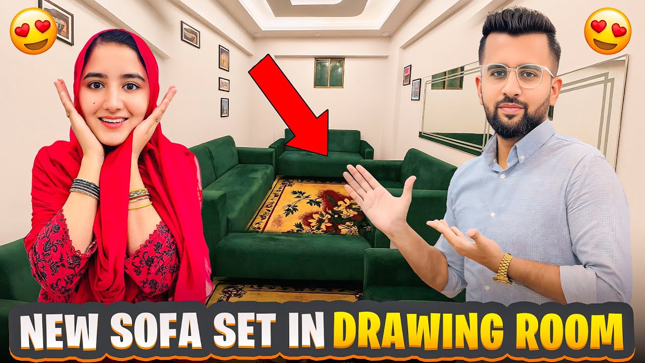 Shocking Reaction Of Ami Abu | New Drawing Room Look 😍 | Malik Waqar Vlogs