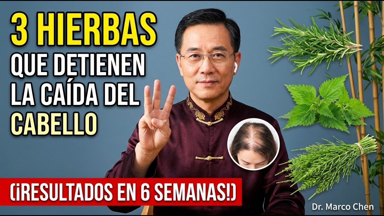 3 Hierbas Que Detienen la Caída del Cabello (¡Resultados en 6 Semanas!) | Dr. Marco Chen