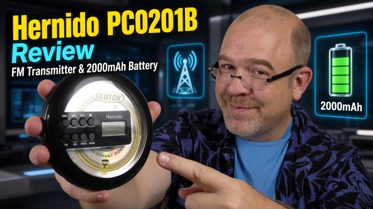 A NEW Portable Compact Disc Player?!  The Hernido PC0201B, Unboxing and Features!