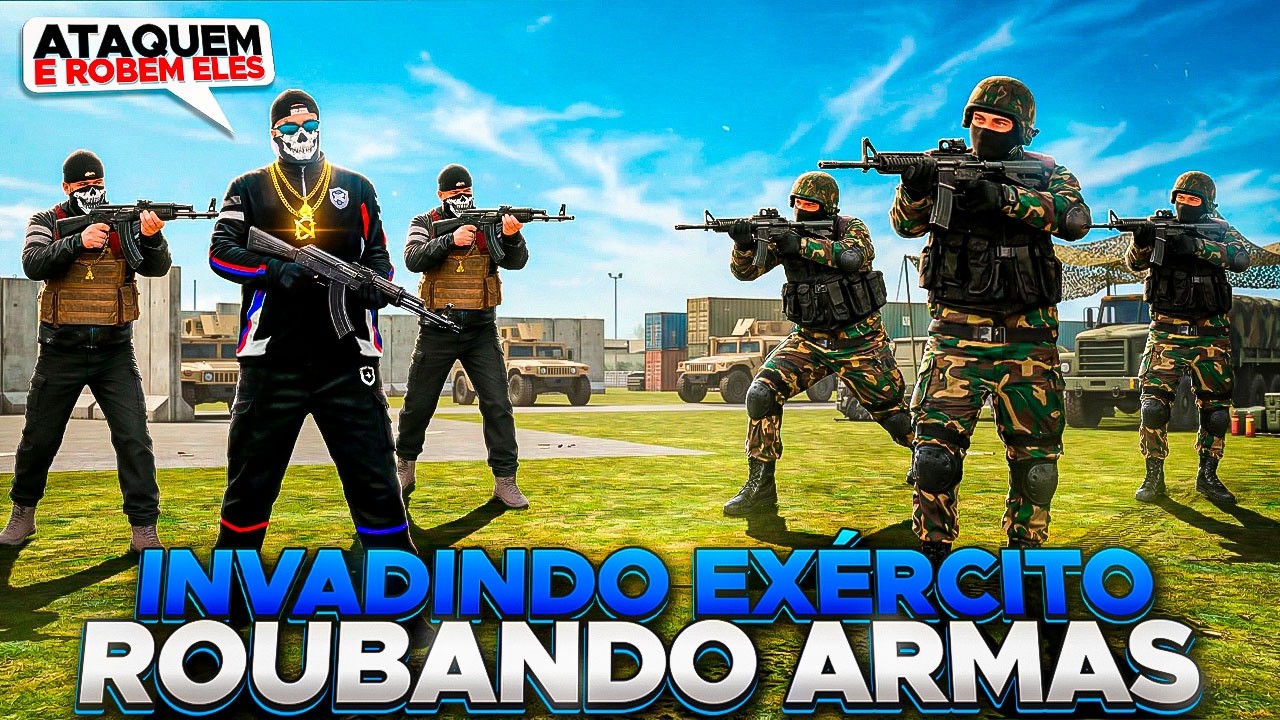 INVANDINDO O EXÉRCITO E ROUBANDO MÁTERIAIS! LIVE RUSSIA