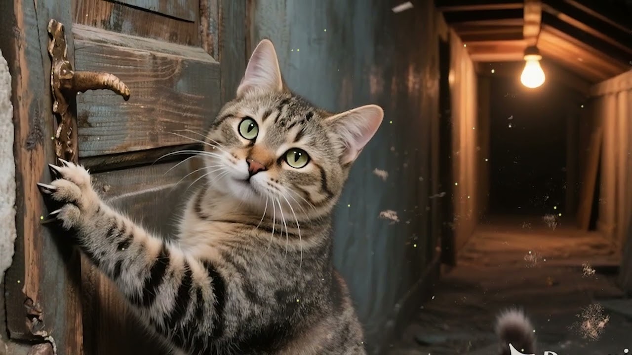 The Stray Cat Kept Scratching the Attic Door… What She Found Inside Changed Her Life Forever
