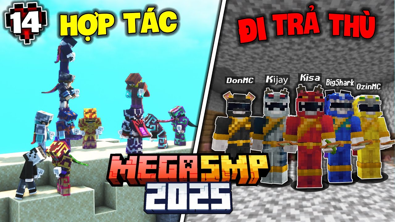MINECRAFT MEGA SMP 2025 #14 | Cùng Băng Gọi Vốn Lên Kế Hoạch Ám Sát ZioKass Và HarryMC
