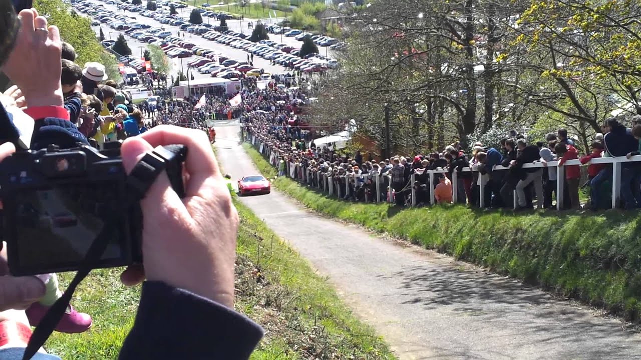 Ferrari jump, Auto Italia at Brooklands (Test Hill)