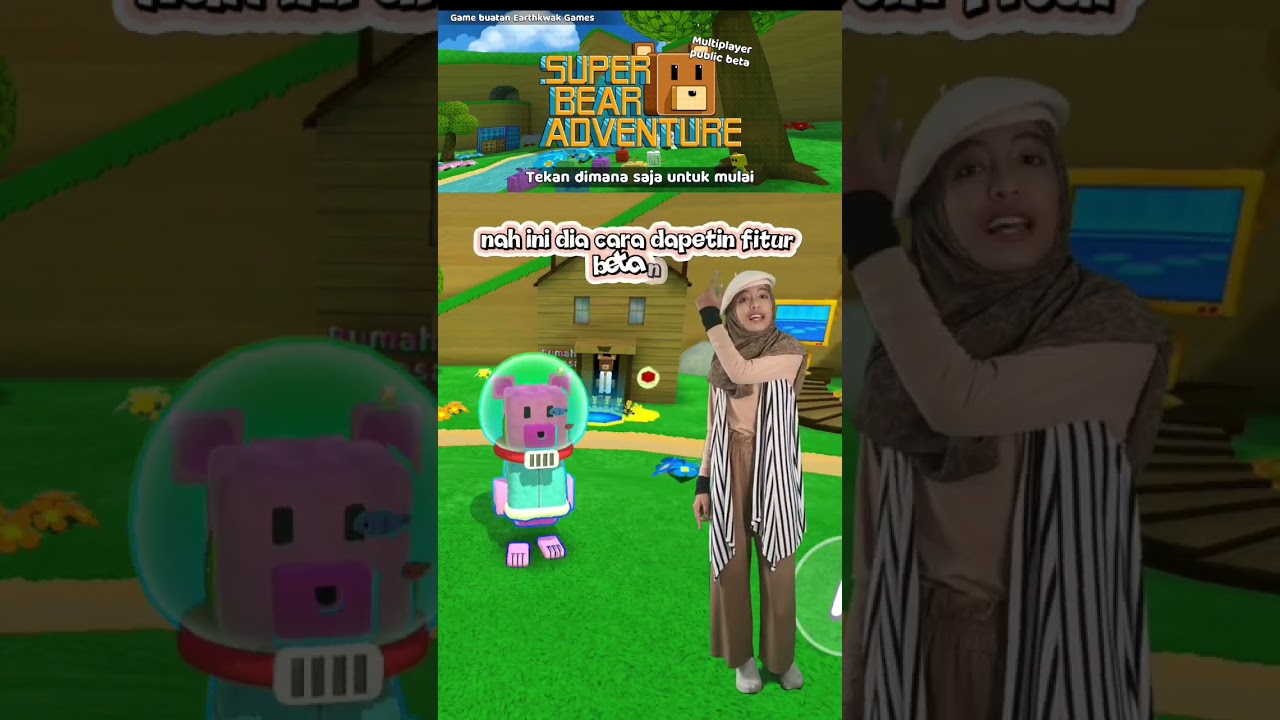 BISA MABAR | Cara update Super Bear Adventure BETA #youtubeshorts #superbearadventure #viralshorts