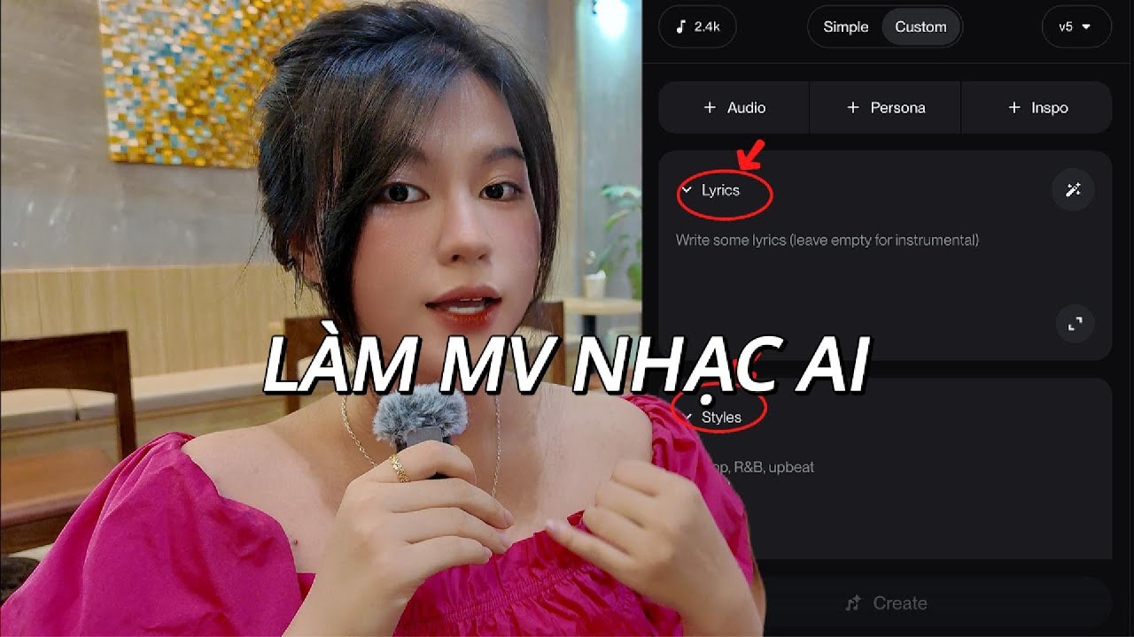 Làm MV ca nhạc bằng AI