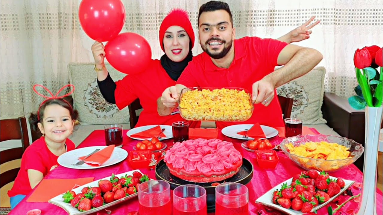 قضينا يوم كامل باللون الاحمر | صرت اغار من بنتي  😡