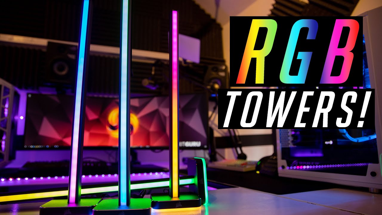 Corsair iCUE LT100 - CRAZY RGB towers!