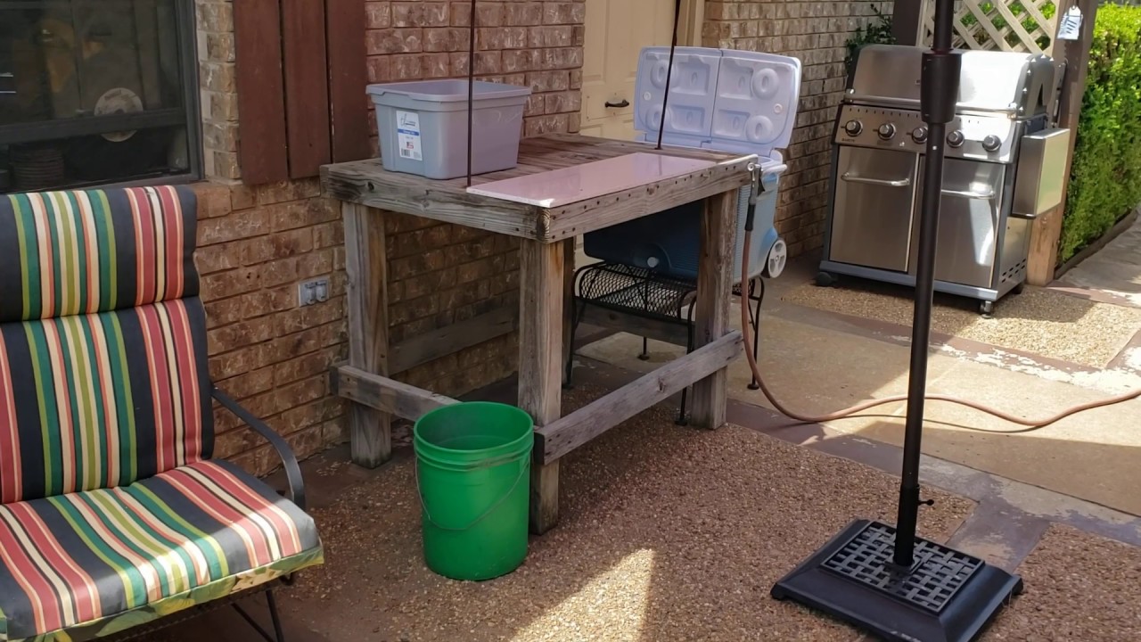 Fillet / Fish cleaning table.... DIY