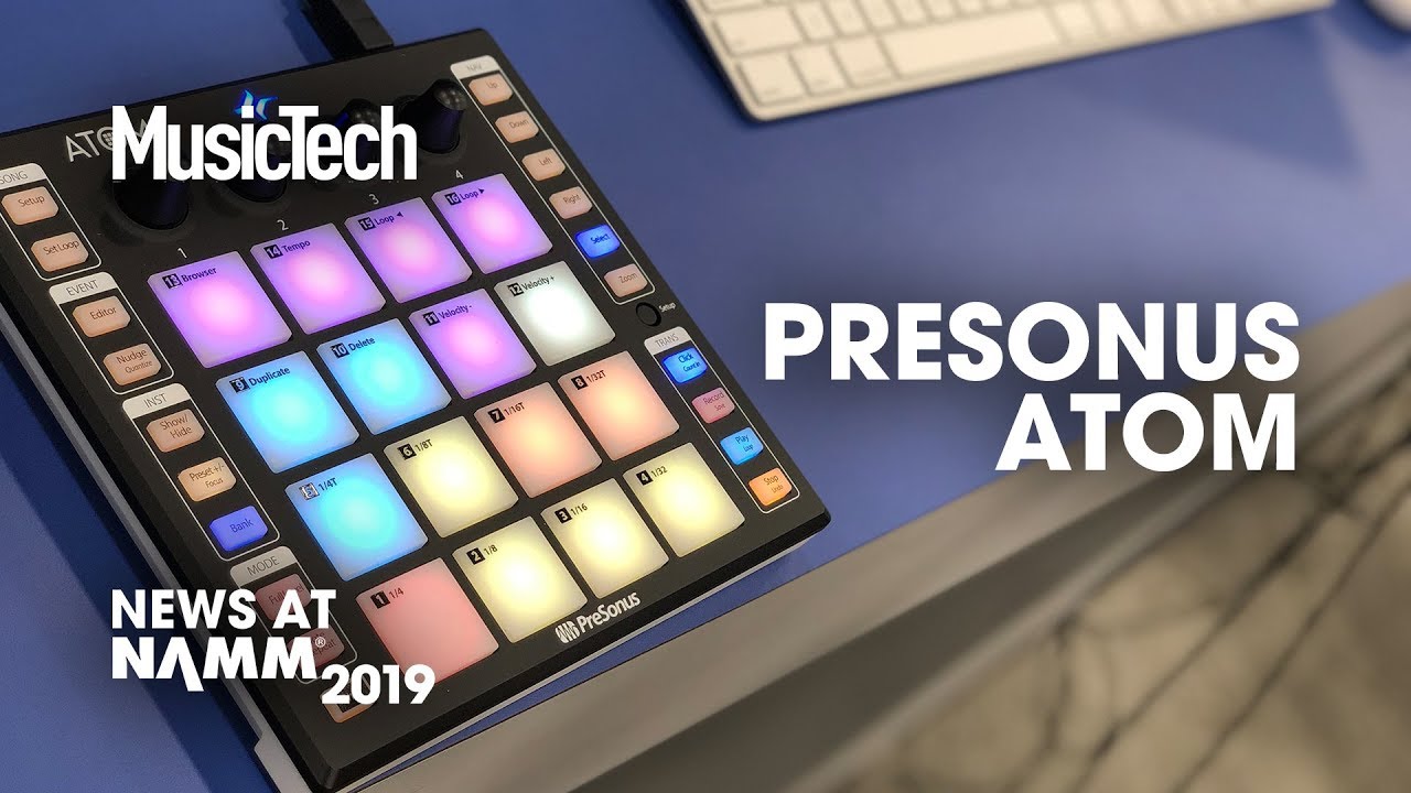 Beatmaking workflow on PreSonus Atom #NAMM2019
