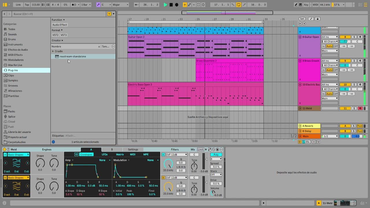 Hago música en Ableton 12