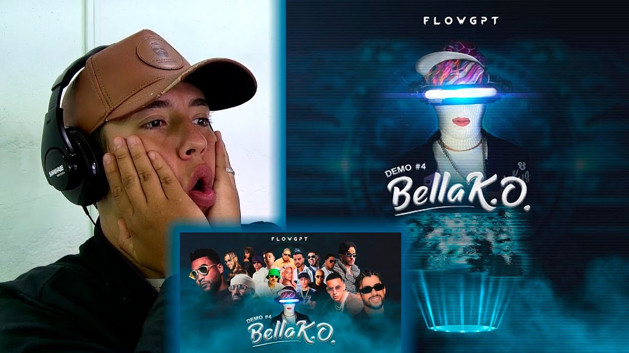 [Reacción] FlowGPT (Bad Bunny, Daddy Yankee, El Jordan 23, Quevedo, Rosalía y + type) - DEMO 4
