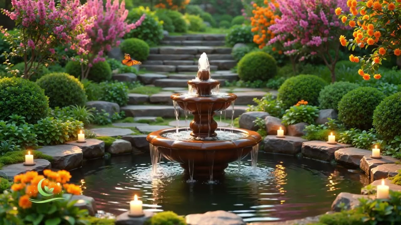 Relaxing Piano & Water Sounds 🌿 Calming Music For Meditation, Healing, Stress Relief and Deep Sleep