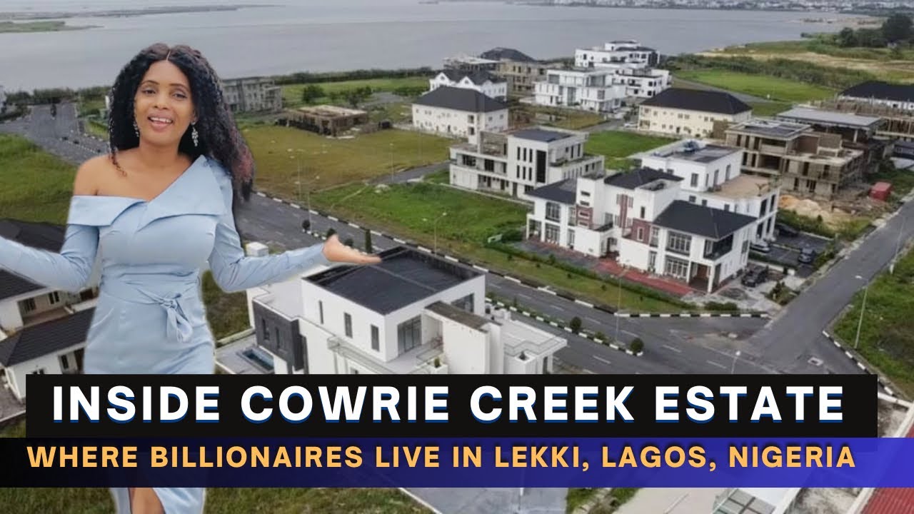 Touring Cowrie  Creek estate, Ikate, Lekki, Lagos. Where billionaires lives in Lagos , Nigeria