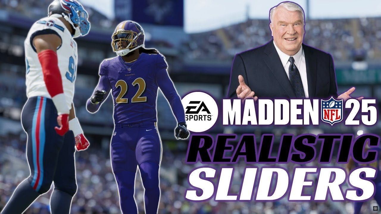 MADDEN 25 Franchise Ready Sliders! INCREDIBLE Gameplay! Realistic Sliders v1 Release!
