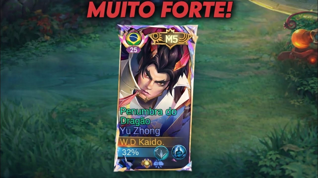 Yu Zhong Gameplay | Heróis está imparável - Mobile legends 