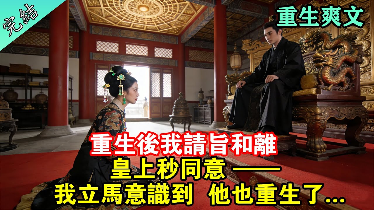 重生後我請旨和離，皇上秒同意——我立馬意識到，他也重生了...#一口氣看完 #一口氣聽完 #古風小說 #古言 #重生 #報仇 #爽文 #一口氣聽完 #完結 #小說 #小說推文 #小說推荐 #復仇