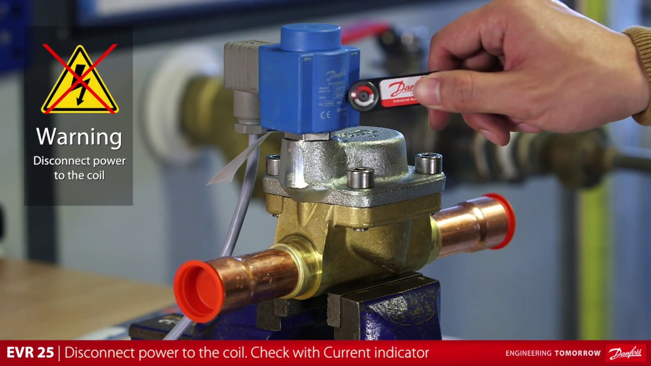 Danfoss EVR 25 solenoid valve: How to service, repair, and clean
