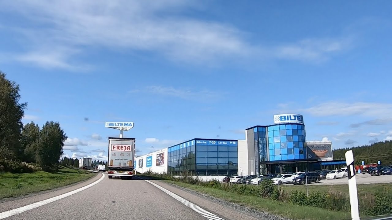 Kör från Jula till Biltema. Borås