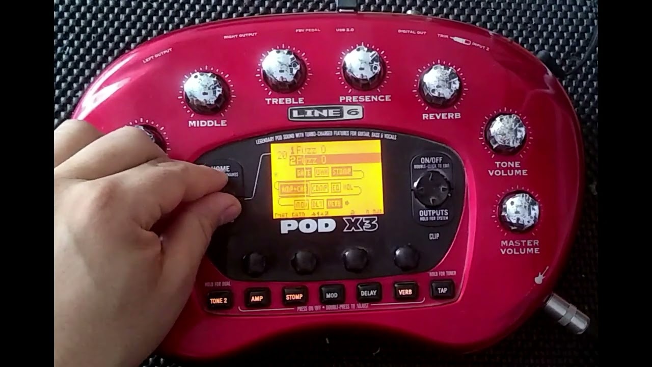 POD X3 test