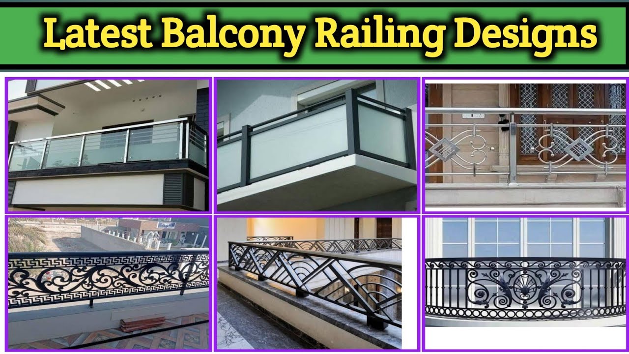 Balcony Railing Designs Latest and Modern | Modern Balcony Design