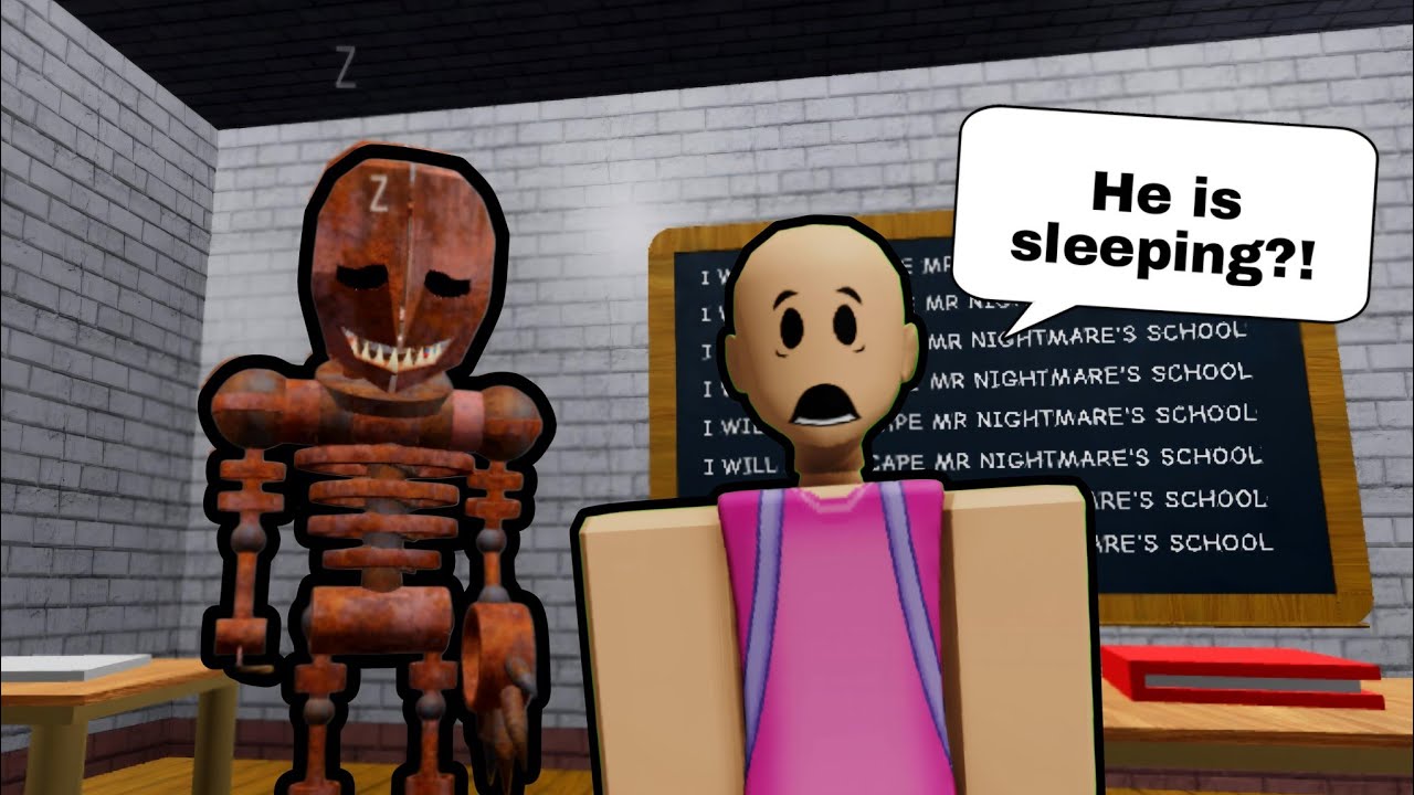 Roblox Escape Mr. Nightmare's School Obby! 😨
