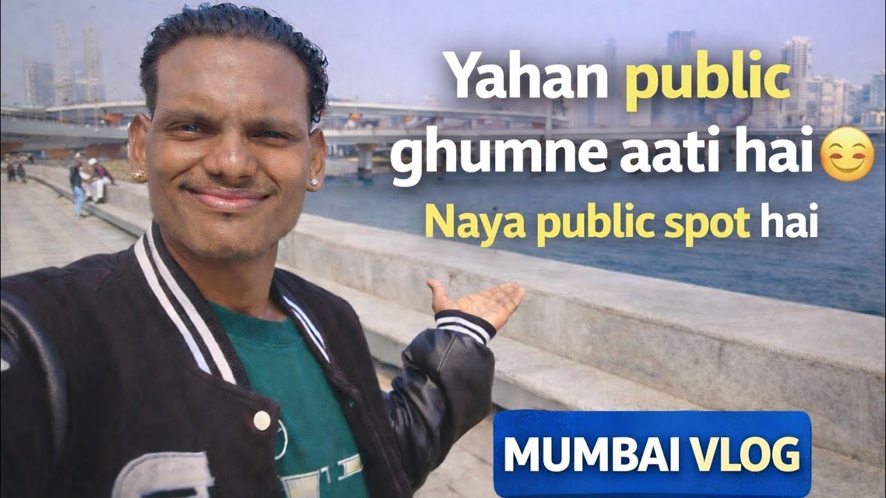 Mumbai Vlog😱 | Yahan Public Ghumne Aati Hai | Naya Public Spot Worli🥰The mr boi