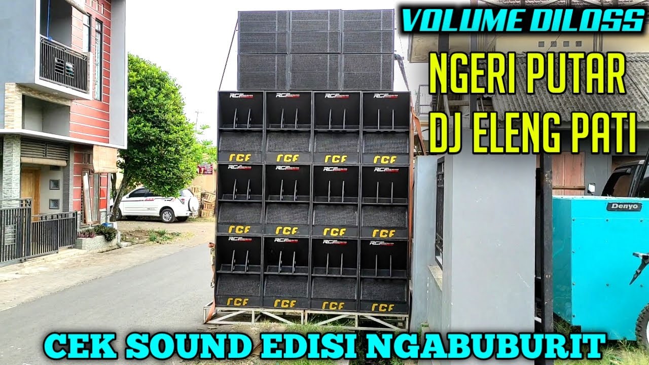 RCF PRO AUDIO CEK SOUND EDISI NGABUBURIT