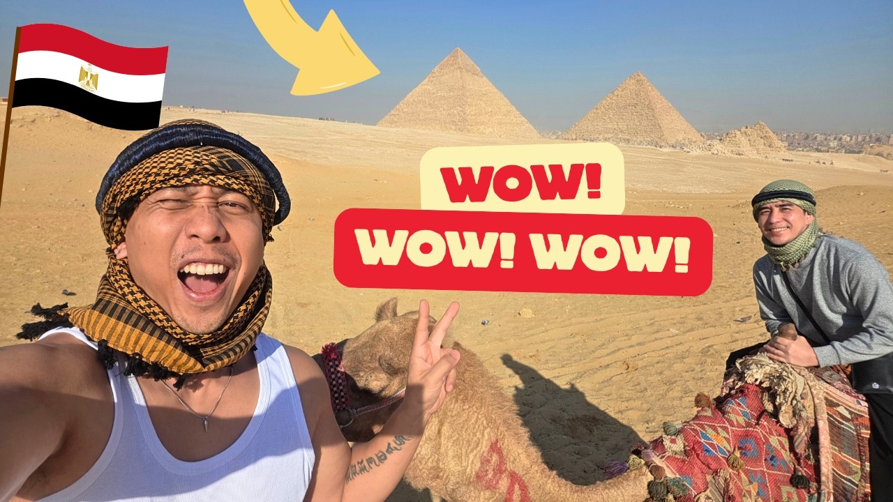 What We Saw at the Great Pyramids of Giza in Egypt | Vlog #1867