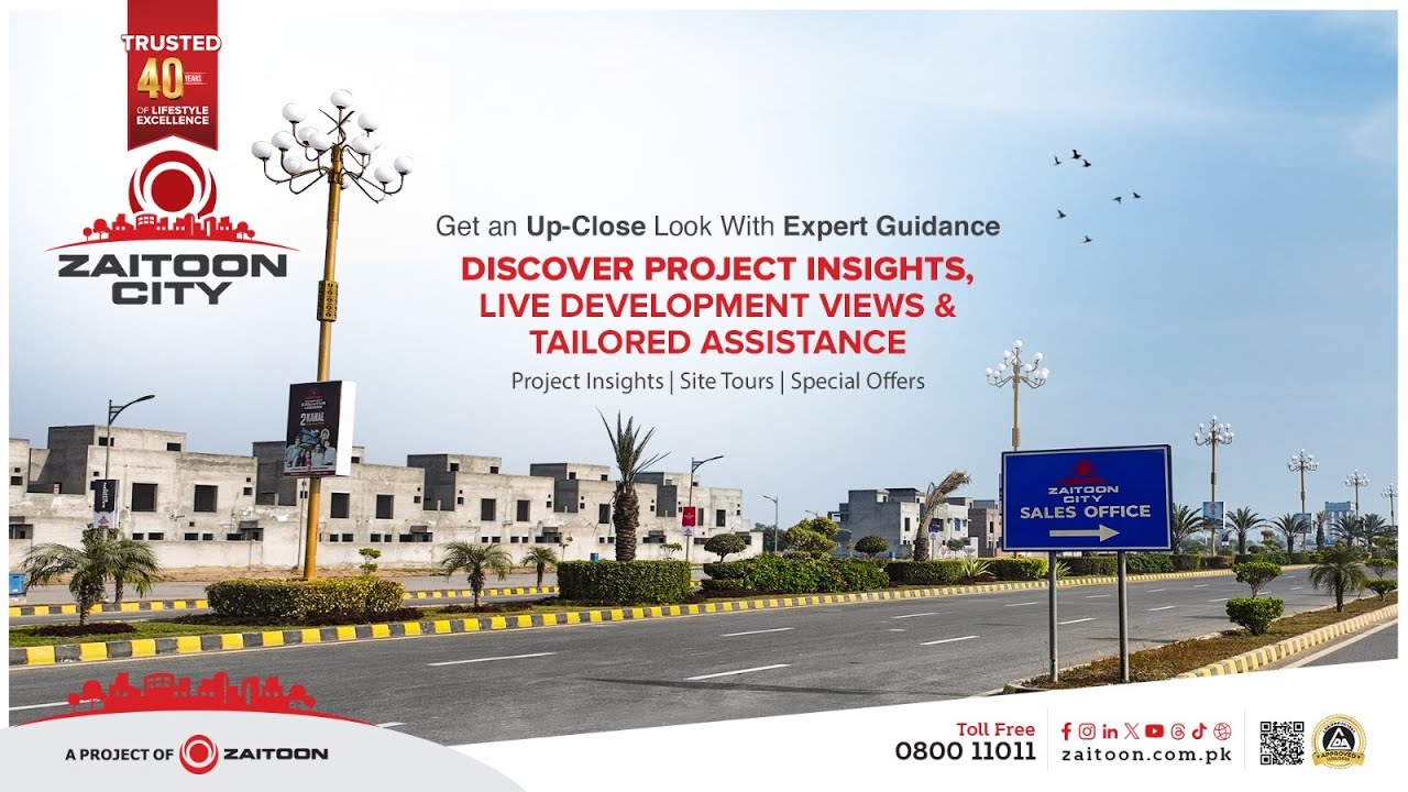 Explore Zaitoon City Up-Close | Expert Guidance, Live Development & Exclusive Offers